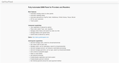 Desktop Screenshot of getyourpanel.com